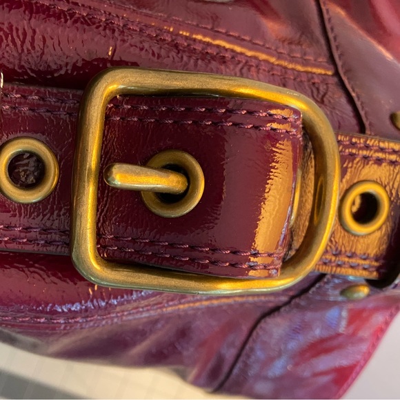 Coach Burgundy Shoulder Bag, Large EUC - Picture 6 of 11